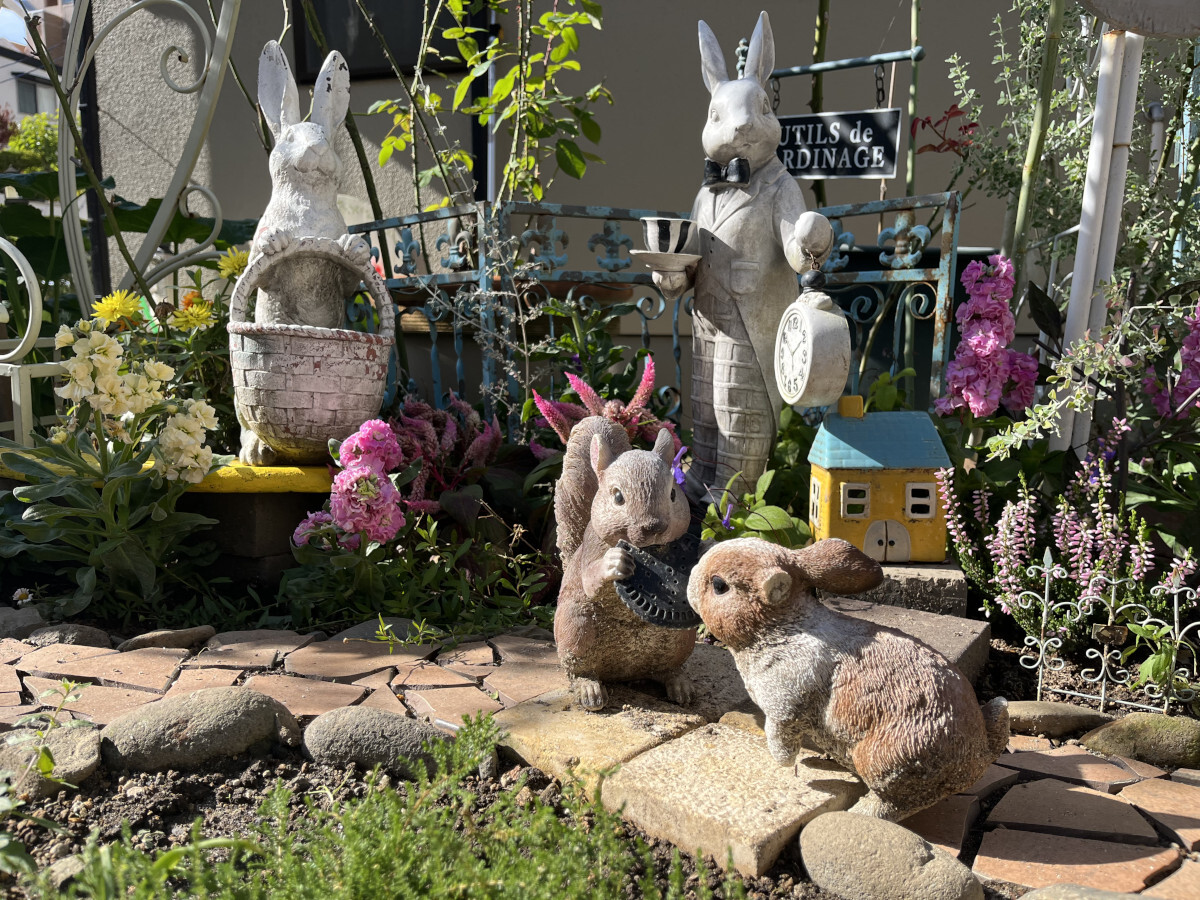 リガーデンしたエントランス